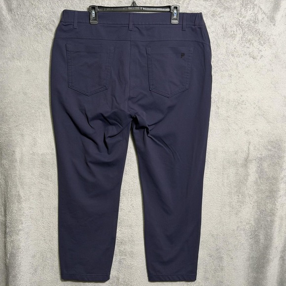 Public Rec Pants Mens 36x27.5 Navy Blue Performance Stretch Chino Zip Pocket - Picture 4 of 15